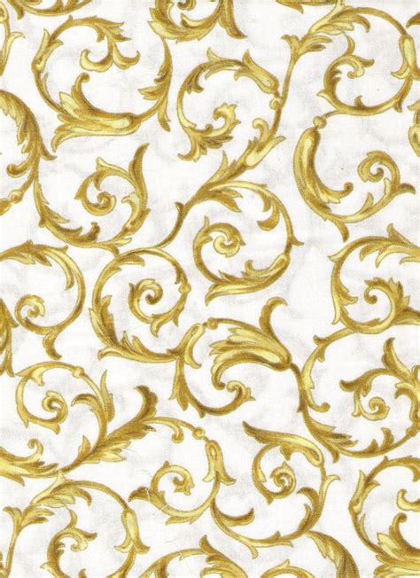 gold metal fabric|white fabric with gold accents.